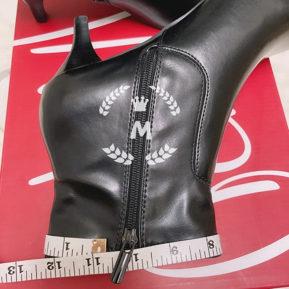 IMPO WOMEN NIXXIE BOOTIE BLACK FAUX LEATHER